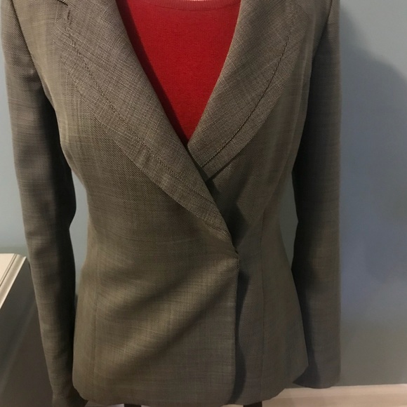 Classiques Entier Atelier Grey Belted blazer -SZ 4 - Picture 3 of 8